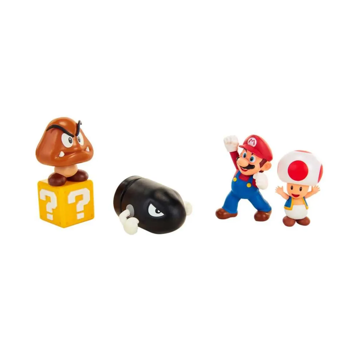 Nintendo - Super Mario - Set Diorama Dehesa Bellotera con 4 Figuras y 1 Accesorio ㅤ