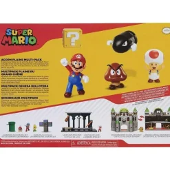 Nintendo - Super Mario - Set Diorama Dehesa Bellotera con 4 Figuras y 1 Accesorio ㅤ