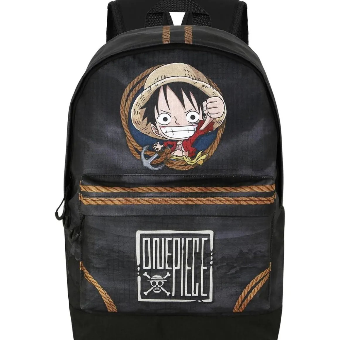 One Piece - Mochila HS Fan Capacidad 24L Negra ㅤ