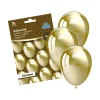 Pack 15 globos oro cromado