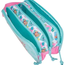 Patrulla Canina - Estuche triple Patrulla Canina Friendship Fun 22x10x9 cm poliéster