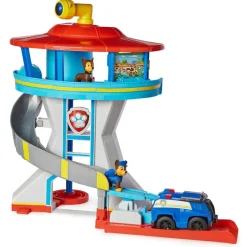 Patrulla Canina - Torre de Control Patrulla Canina con lanzador de coches, figuras y accesorios