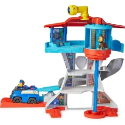 Patrulla Canina - Torre de Control Patrulla Canina con lanzador de coches, figuras y accesorios