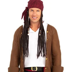 Peluca con pañuelo pirata