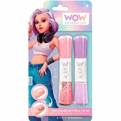 Pintauñas multicolor con purpurina Wow Generation (Varios modelos) ㅤ