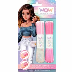Pintauñas multicolor con purpurina Wow Generation (Varios modelos) ㅤ