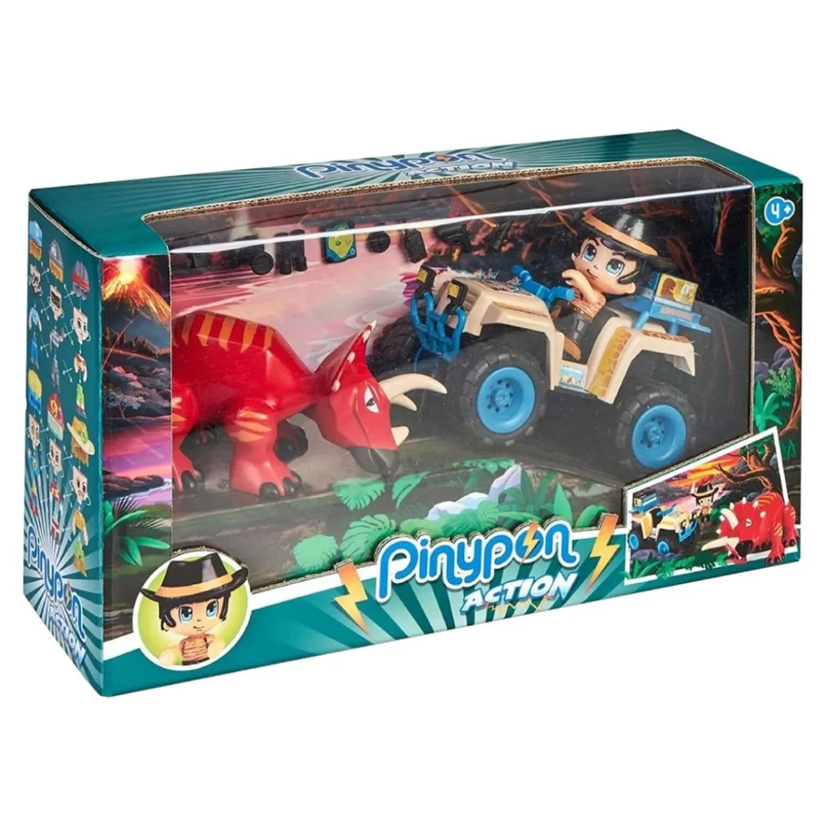 Pinypon - Dinosaurio con quad Pinypon Action