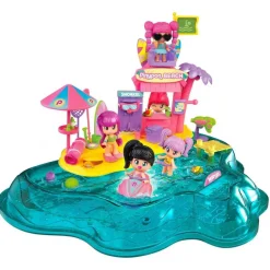 Pinypon - Playset de playa Pinypon con accesorios y mini muñeca ㅤ
