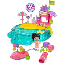 Pinypon - Playset de playa Pinypon con accesorios y mini muñeca ㅤ