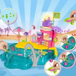 Pinypon - Playset de playa Pinypon con accesorios y mini muñeca ㅤ