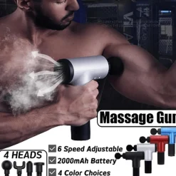 Pistola de masaje Gris