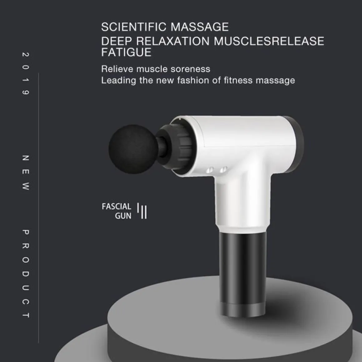 Pistola de masaje Negra