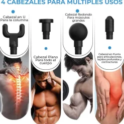 Pistola de masaje Negra