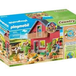 Playmobil - Casa de campo y animales de granja Playmobil Country ㅤ