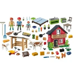 Playmobil - Casa de campo y animales de granja Playmobil Country ㅤ