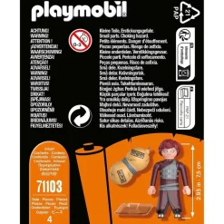Playmobil - Juego creativo Playmobil Naruto Shippuden tipo Gaara con 4 piezas y accesorios ㅤ