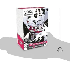 Pokémon - Pack 6 sobres de cartas Escarlata y Púrpura Llama Blanca (español)