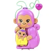 Polly Pocket - Juego cofre muñeca mama mono
