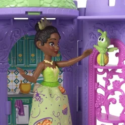 Princesas Disney - Conjunto de juego apilable castillo y princesas sorpresa (Varios modelos)