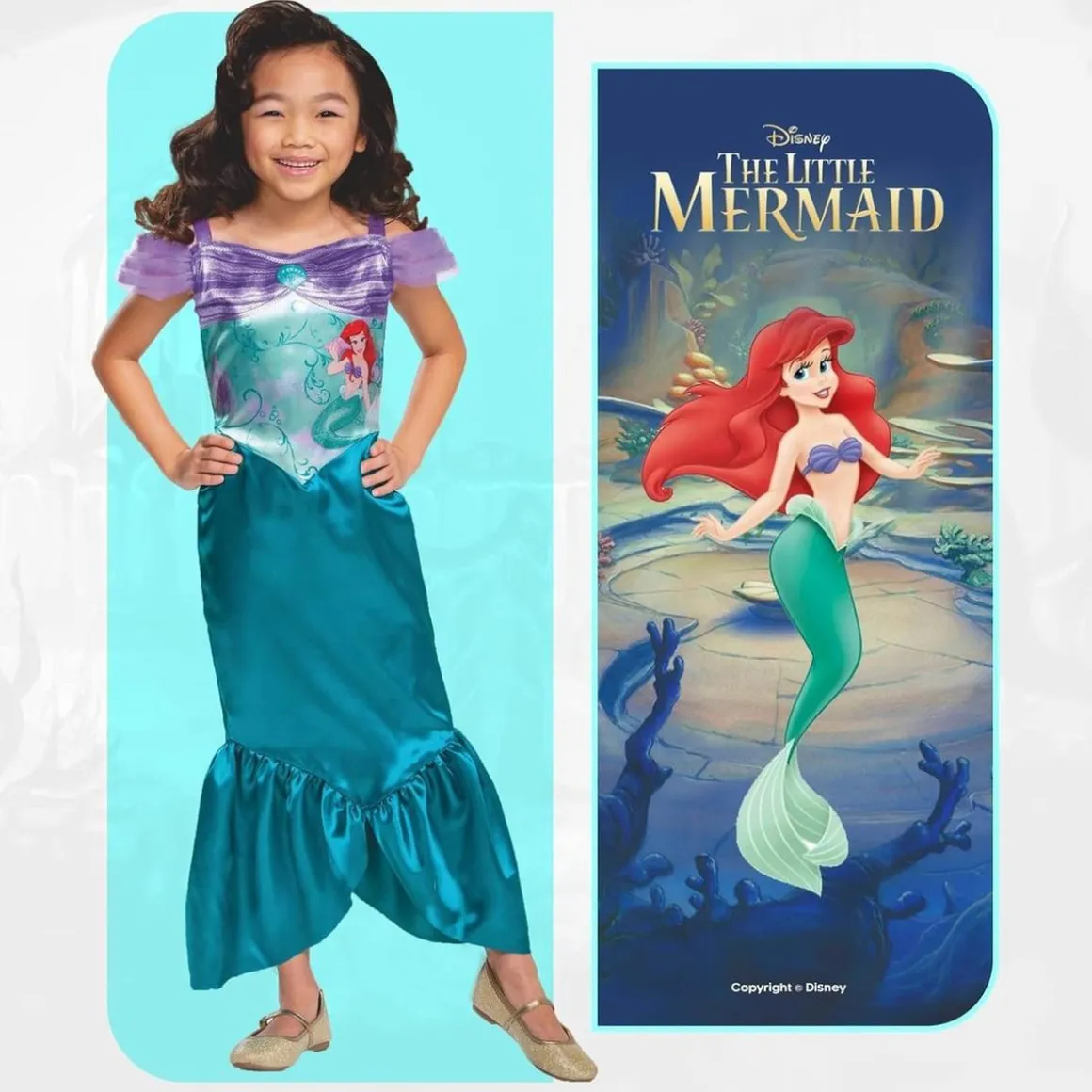 Princesas Disney - Disfraz Princesa Ariel 3-4 años