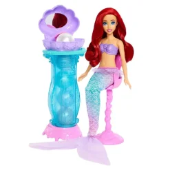 Princesas Disney - Muñeca Ariel con tocador desplegable