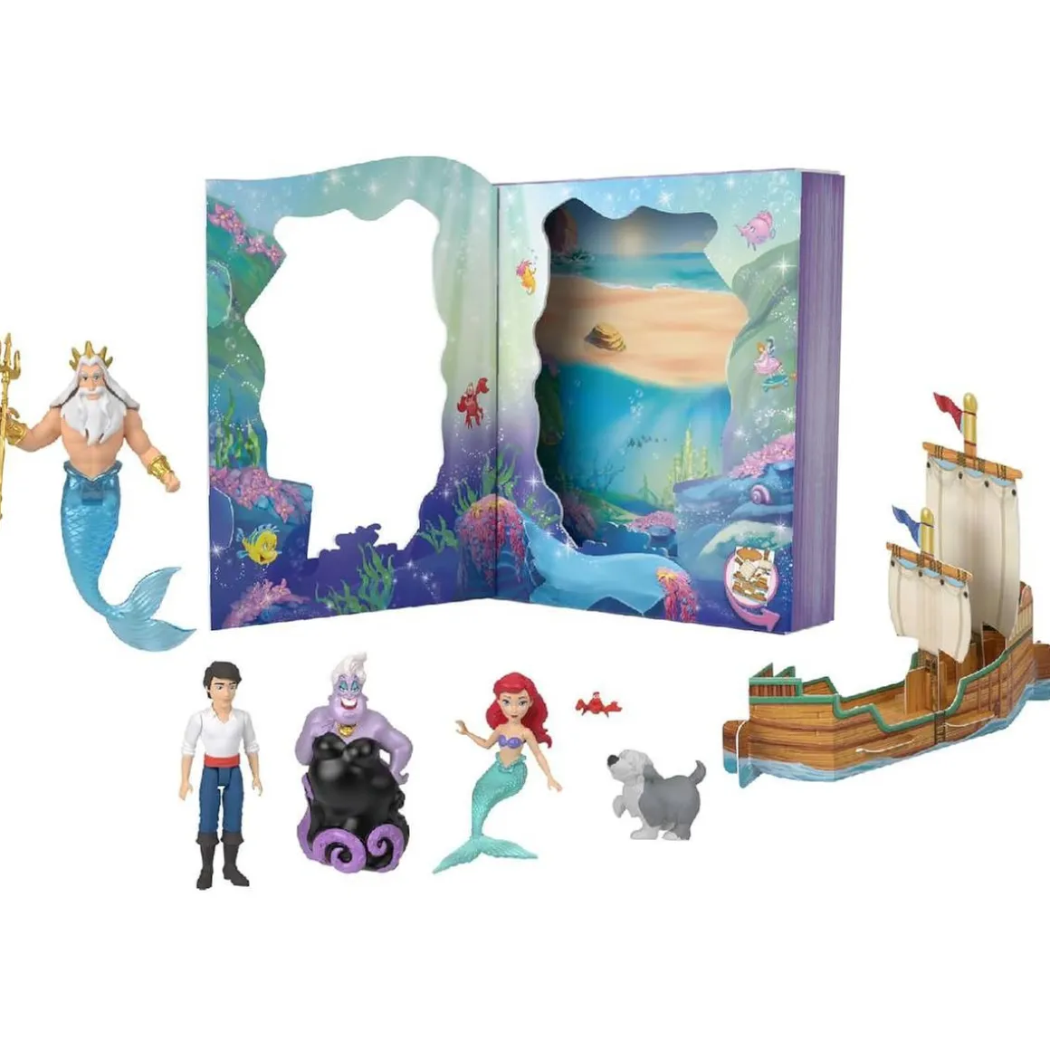Princesas Disney - Pack 6 Figuras Mini Ariel