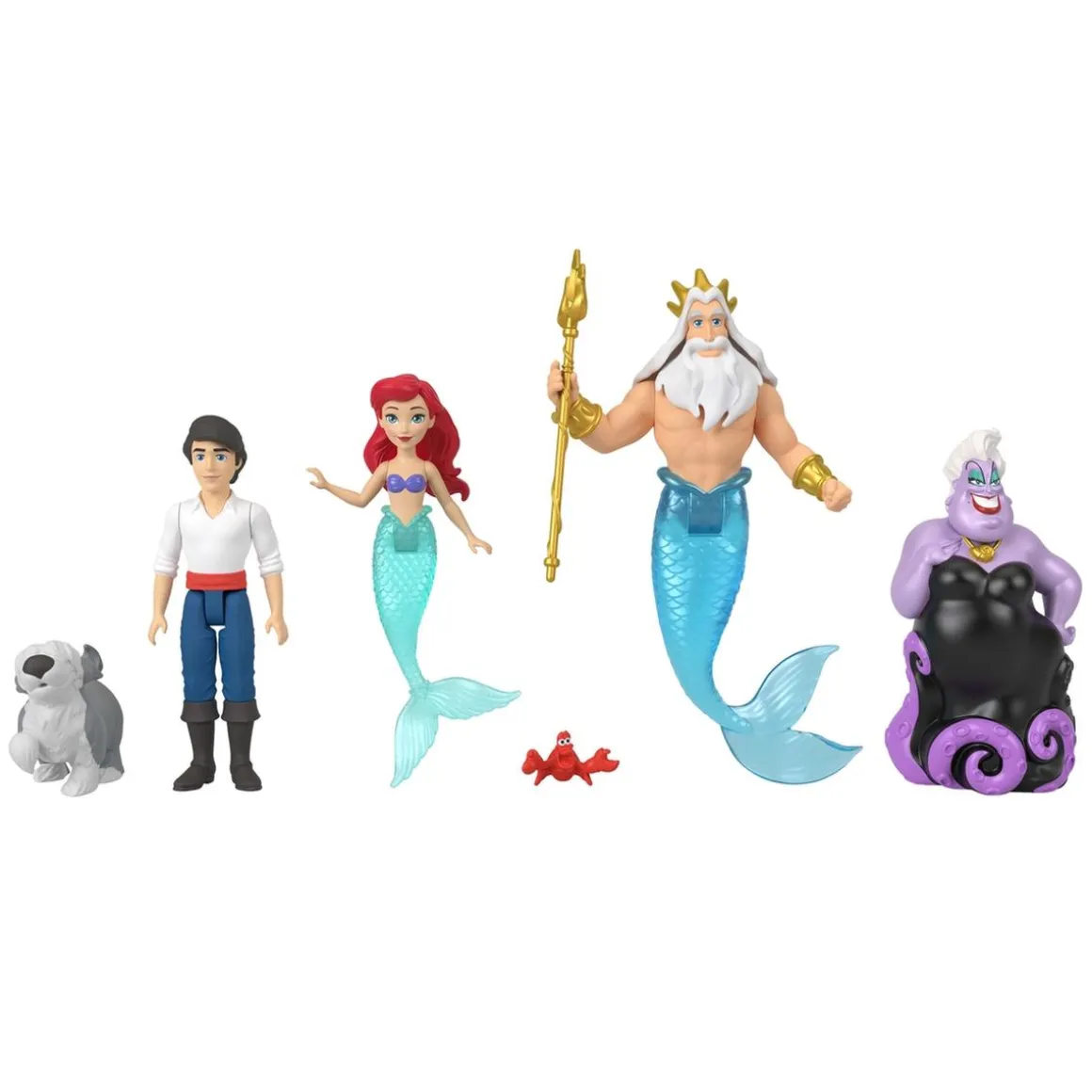 Princesas Disney - Pack 6 Figuras Mini Ariel