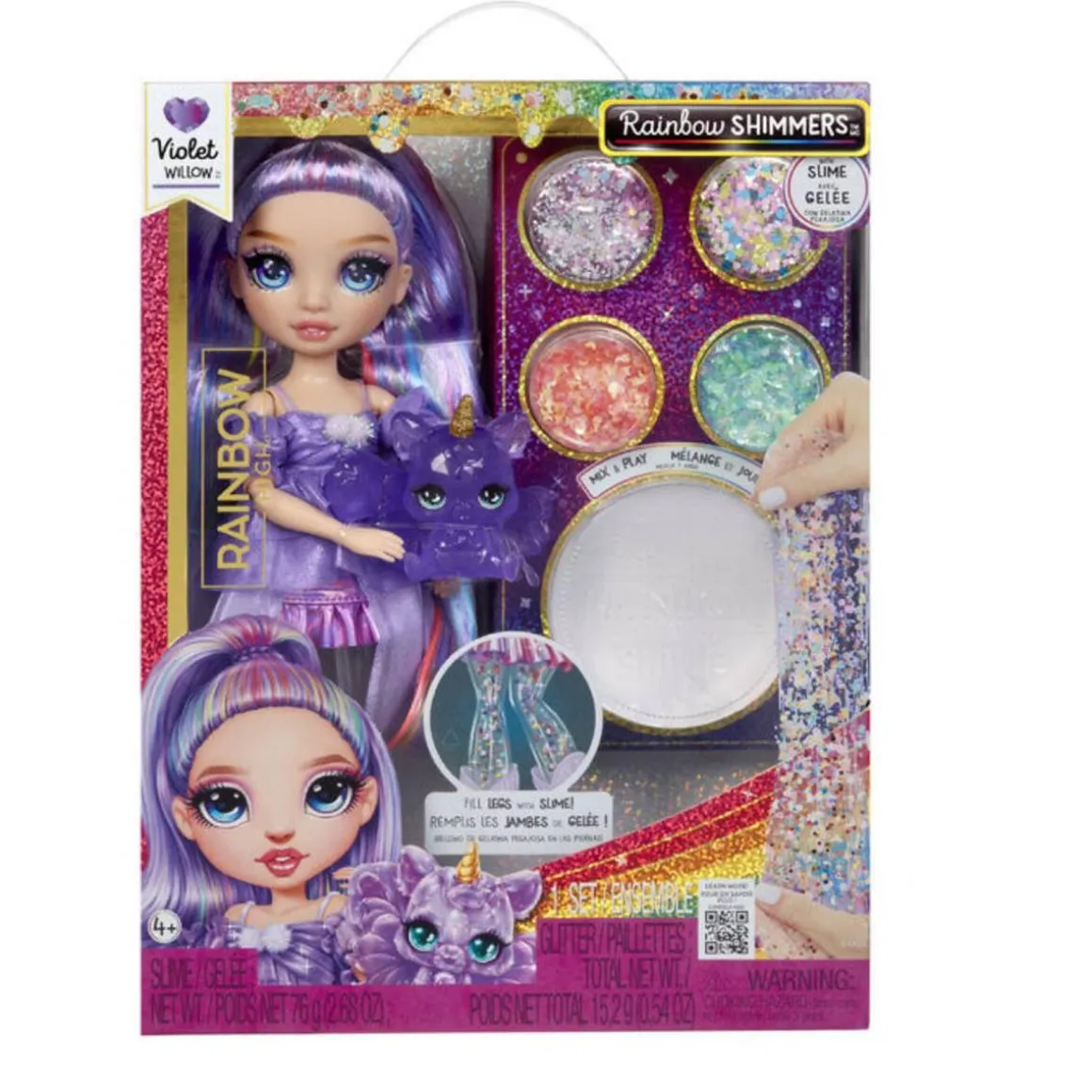 Rainbow High - Violet Willow - Muñeca Rainbow Shimmers
