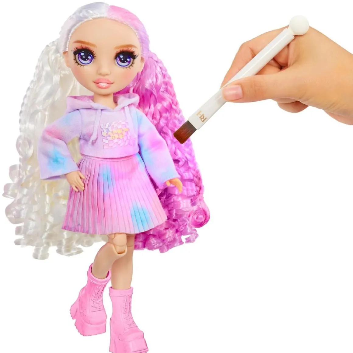 Rainbow High - Watercolor & Create DIY - Muñeca ojos lavanda