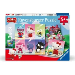Ravensburger - 3 puzzles 49 piezas Hello Kitty