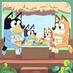 Ravensburger - Bluey - Puzzle infantil Ravensburger Bluey, 3x49 piezas ㅤ