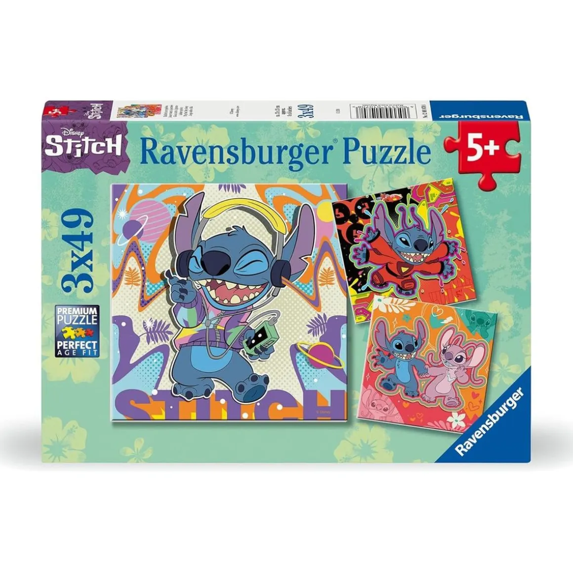 Ravensburger - Disney Stitch - Puzzle 3 x 49