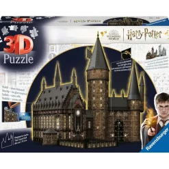 Ravensburger - Harry Potter - Puzzle 3D Castillo de Hogwarts: Night Edition (540 piezas) ㅤ