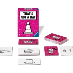 Ravensburger - Juego de cartas familiar That's not a hat: Versión Española ㅤ