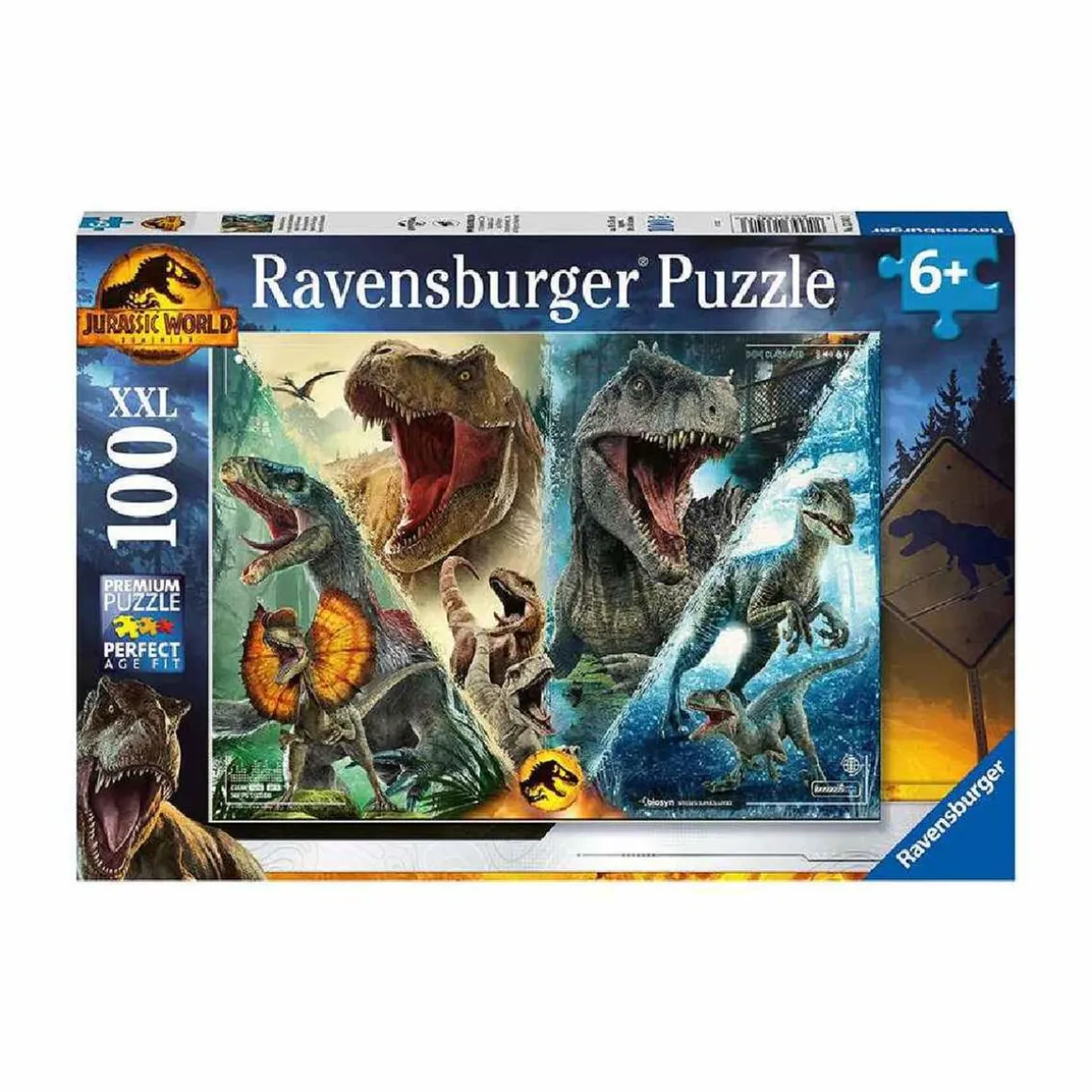 Ravensburger - Jurassic World - Puzzle 100 piezas XXL