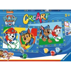 Ravensburger - Kit para pintar por números CreArt Serie Junior con dos tablas preimpresas y colores ㅤ