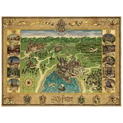Ravensburger - Mapa de Hogwarts - Puzzle 1500 piezas