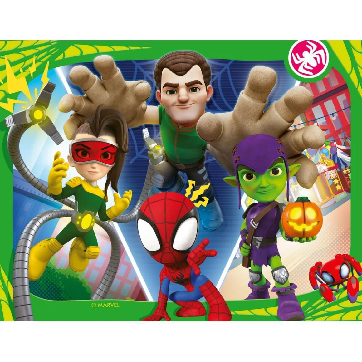 Ravensburger - Marvel Spidey Amazing Friends - Puzzle 4 in a box