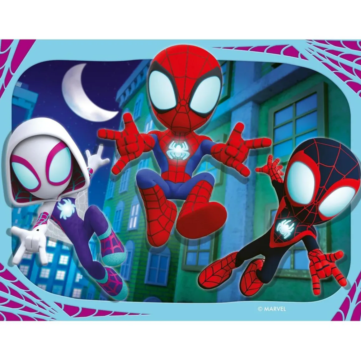 Ravensburger - Marvel Spidey Amazing Friends - Puzzle 4 in a box