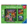 Ravensburger - Minecraft - Pack 3 puzzles 49 piezas