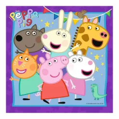 Ravensburger - Peppa Pig - Pack 3 puzzles 49 piezas
