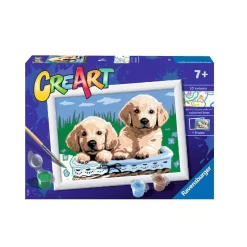 Ravensburger - Pinta 2 perros Retriever CreArt