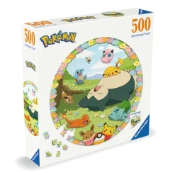 Ravensburger - Pokémon - Puzzle 500 piezas redondo