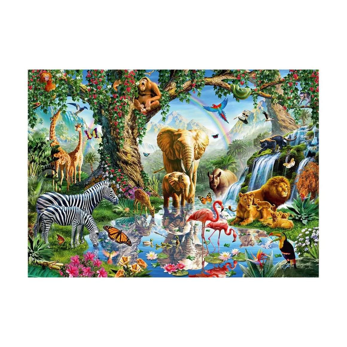Ravensburger - Puzzle 1000 pcs Animales Selva