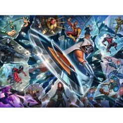 Ravensburger - Puzzle 1000 piezas Villainous: Taskmaster, cómics Marvel ㅤ