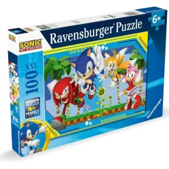 Ravensburger - Puzzle 100 piezas XXL Sonic the Hedgehog