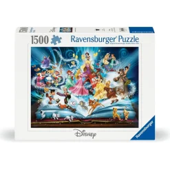 Ravensburger - Puzzle 1500 piezas El Libro magico de los cuentos de Disney