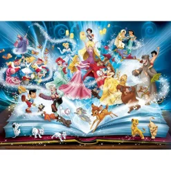 Ravensburger - Puzzle 1500 piezas El Libro magico de los cuentos de Disney