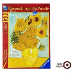 Ravensburger - Puzzle 1500 piezas: El beso de Klimt, arte y calidad ㅤ