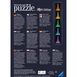 Ravensburger - Puzzle 3D Torre Eiffel Night Edition